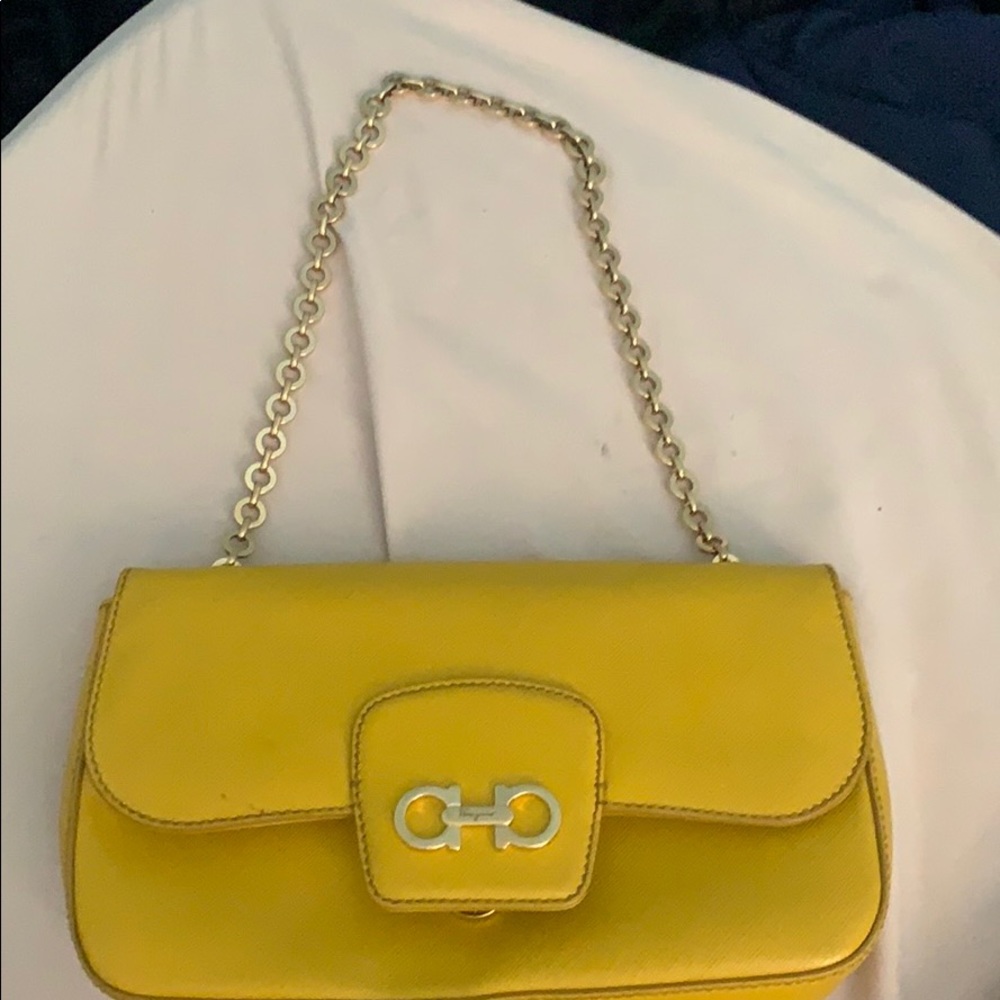 Yellow Ferragamo Bag